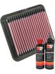 K&N Air Filter 33-2258 + Recharge Kit
