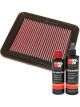 K&N Air Filter 33-2285 + Recharge Kit