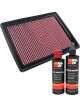 K&N Air Filter 33-2316 + Recharge Kit