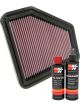 K&N Air Filter 33-2326 + Recharge Kit