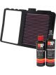 K&N Air Filter 33-2329 + Recharge Kit