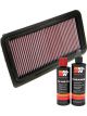 K&N Air Filter 33-2335 + Recharge Kit