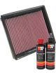 K&N Air Filter 33-2340 + Recharge Kit