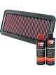 K&N Air Filter 33-2354 + Recharge Kit