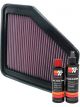 K&N Air Filter 33-2355 + Recharge Kit