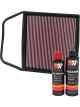 K&N Air Filter 33-2367 + Recharge Kit