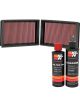 K&N Air Filter 33-2410 + Recharge Kit