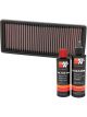 K&N Air Filter 33-2417 + Recharge Kit