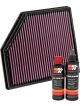 K&N Air Filter 33-2418 + Recharge Kit