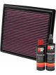 K&N Air Filter 33-2443 + Recharge Kit
