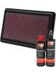 K&N Air Filter 33-2454 + Recharge Kit