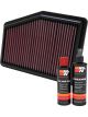 K&N Air Filter 33-2468 + Recharge Kit