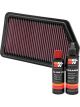 K&N Air Filter 33-2469 + Recharge Kit