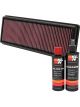 K&N Air Filter 33-2471 + Recharge Kit
