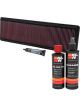 K&N Air Filter 33-2591 + Recharge Kit