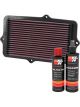 K&N Air Filter 33-2613 + Recharge Kit
