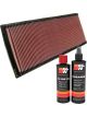 K&N Air Filter 33-2722 + Recharge Kit