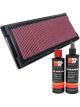 K&N Air Filter 33-2745 + Recharge Kit