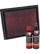 K&N Air Filter 33-2793 + Recharge Kit