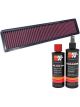 K&N Air Filter 33-2807 + Recharge Kit