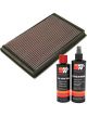 K&N Air Filter 33-2867 + Recharge Kit