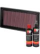 K&N Air Filter 33-2928 + Recharge Kit
