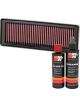 K&N Air Filter 33-2931 + Recharge Kit