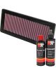 K&N Air Filter 33-2936 + Recharge Kit