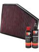 K&N Air Filter 33-2943 + Recharge Kit