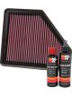 K&N Air Filter 33-2958 + Recharge Kit