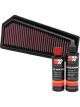 K&N Air Filter 33-2965 + Recharge Kit