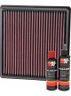 K&N Air Filter 33-3011 + Recharge Kit