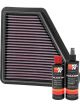 K&N Air Filter 33-3012 + Recharge Kit