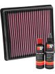 K&N Air Filter 33-3029 + Recharge Kit