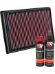 K&N Air Filter 33-3045 + Recharge Kit