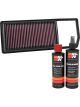 K&N Air Filter 33-3070 + Recharge Kit