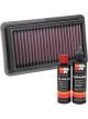 K&N Air Filter 33-3082 + Recharge Kit