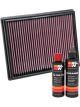 K&N Air Filter 33-3135 + Recharge Kit