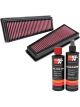 K&N Air Filter 33-3140 + Recharge Kit