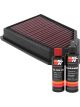 K&N Air Filter 33-3159 + Recharge Kit