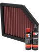 K&N Air Filter 33-3174 + Recharge Kit