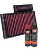 K&N Air Filter 33-5024 + Recharge Kit