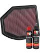 K&N Air Filter 33-5035 + Recharge Kit