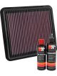 K&N Air Filter 33-5042 + Recharge Kit