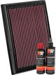 K&N Air Filter 33-5048 + Recharge Kit