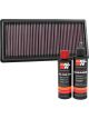 K&N Air Filter 33-5052 + Recharge Kit