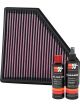 K&N Air Filter 33-5059 + Recharge Kit