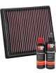 K&N Air Filter 33-5064 + Recharge Kit