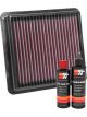 K&N Air Filter 33-5074 + Recharge Kit