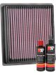 K&N Air Filter 33-5092 + Recharge Kit